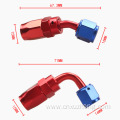 AN4 45Degree Aluminum Alloy Oil cooler hose fitting